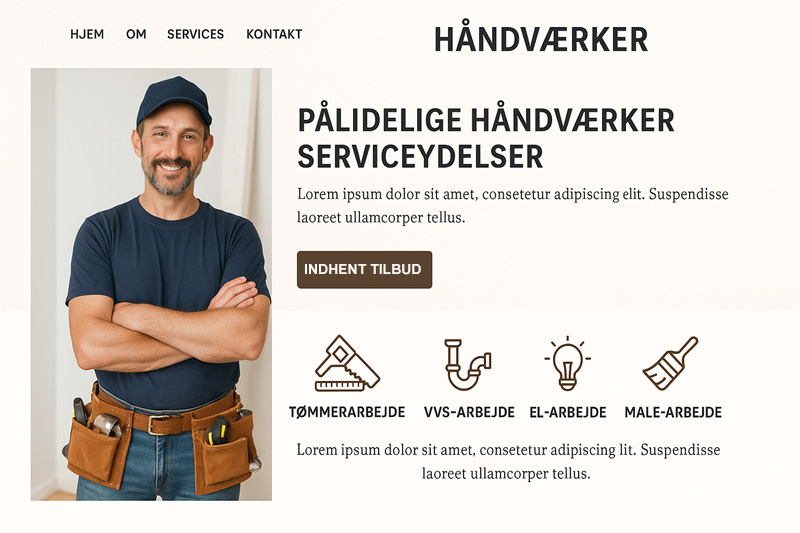 gratis hjemmeside SEO optimeret