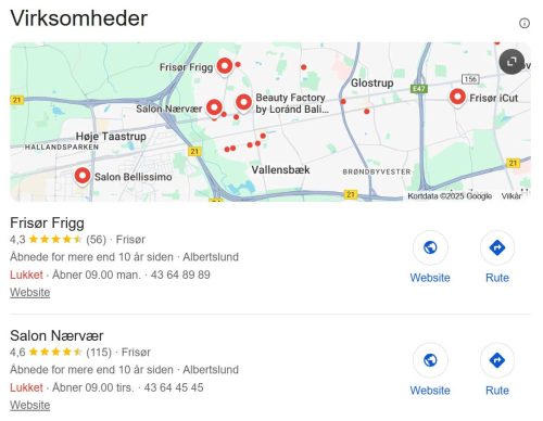 google-my-business-frisør Google my business for frisør